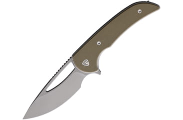 Image of Ferrum Forge Knife Works Mini Archbishop Linerlock Folding Knife, 2.75 stonewash finish Nitro V steel blade, Tan G10 handle, MINI ARCHBISHOP NITRO V TAN