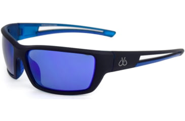 Image of Filthy Anglers Balsam EP Mirror Sunglasses - Mens, Matte Black Frame, Polarized EP Blue Mirror Lens, BALMBK-EP-B