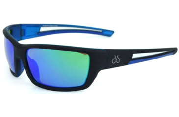 Image of Filthy Anglers Balsam EP Mirror Sunglasses - Mens, Matte Black Frame, Polarized EP Green Mirror Lens, BALMBK-EP-G