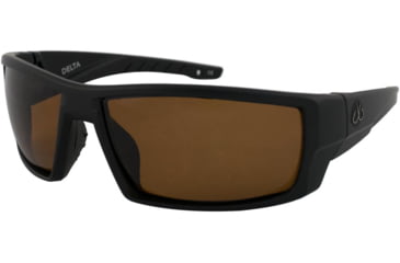 Image of Filthy Anglers Delta Sunglasses - Mens, Matte Black Frame, Brown Polarized Lens, DELMBK03P