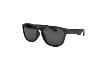 Image of Filthy Anglers Fox Polarized Sunglasses, Smoked Polarized, Matte Black/ Brushed Silver, FOXBSB01P