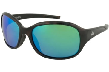 Image of Filthy Anglers Shasta EP Mirror Sunglasses - Womens, Black Frame, Polarized EP Green Mirror Lens, SHTBLK-EP-G