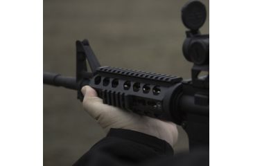 Image of Firefield Edge Carbine Length 2-Piece Keymod Rail System, 6.625 inch, Black, FF34053