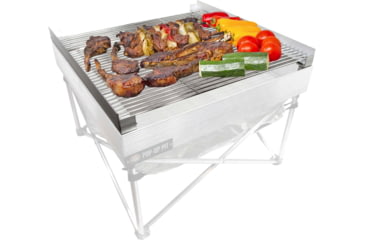 Image of Fireside Outdoor Quad-Fold Grilling Grates For Pop-Up Fire Pit, 24 in, CDGG24-QUAD