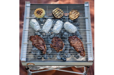 Image of Fireside Outdoor Quad-Fold Grilling Grates For Pop-Up Fire Pit, 24 in, CDGG24-QUAD