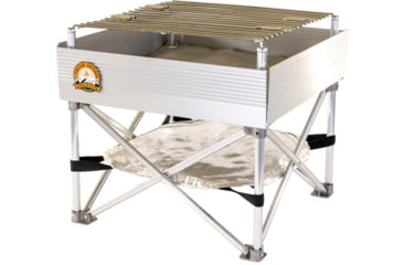 Image of Fireside Outdoor Trailblazer Portable Fire Pit &amp; Grill, 12 in, CB005