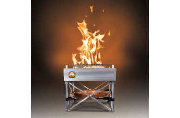 Image of Fireside Outdoor Trailblazer Portable Fire Pit &amp; Grill, 12 in, CB005