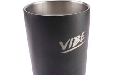 Image of Fireside Outdoor Vibe Tumbler With Water-Resistant Bluetooth Speaker, Black, VIBE-18-BLK