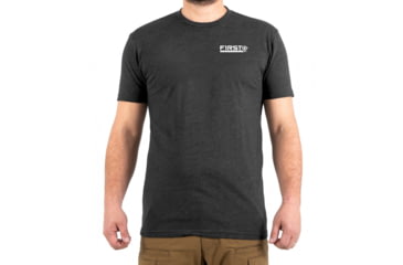 Image of First Tactical Circle Eagle Graphic T-Shirt - Mens, Charcoal Grey, Large, 112556-417-L