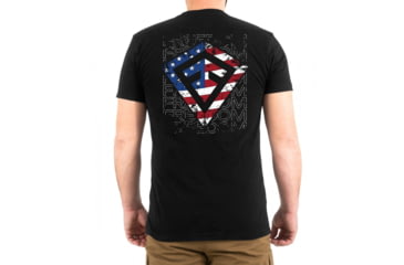 Image of First Tactical Flag Spear Graphic T-Shirt - Mens, Black, Extra Large, 112554-019-XL