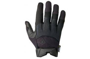 Image of First Tactical Mens Mid Wt. Padded Glove, Black, Small 150005-019-S