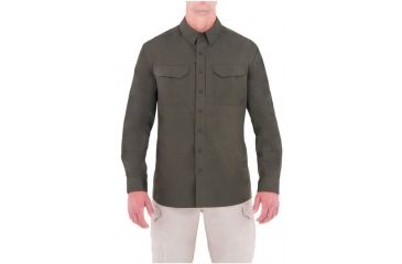 Image of First Tactical Mens Specialist Tactcl Ls Sh, OD Green, Extra Large Regular 111003-830-XL-R