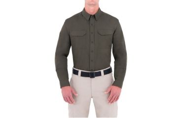 Image of First Tactical Mens Specialist Tactcl Ls Sh, OD Green, Extra Large Regular 111003-830-XL-R