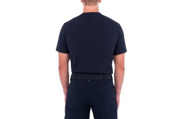 Image of First Tactical Mens Tactix Cotton S/S Tee, Midnight Navy, Small 112501-729-S