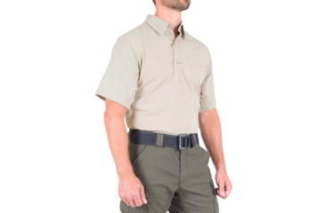 Image of First Tactical V2 Pro Performance Short Sleeve Shirt - Mens, Silver Tan, Large, T, 112012-065-L-T