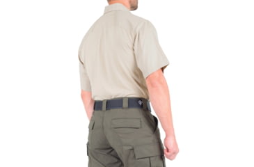 Image of First Tactical V2 Pro Performance Short Sleeve Shirt - Mens, Silver Tan, Large, T, 112012-065-L-T