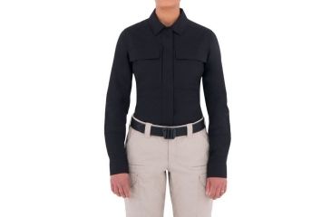 Image of First Tactical Womens Specialst Bdu Ls Shrt, Black, Extra Small Regular 121002-019-XS-R