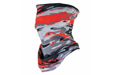 Image of Fish Monkey Performance Face Guard, Voodoo Swamp Red, One size, FM40-VSR