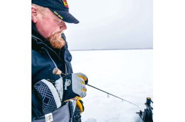 Image of Fish Monkey Yeti Premium Ice Fishing Glove, Yelow/Black/Grey, 2XL, FM37-GB-XXL