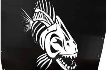 Image of Fishbone Offroad Fishbone TJ Hood Louver, Jeep Wrangler TJ 2003 - 2006, Black Powder, FB31132