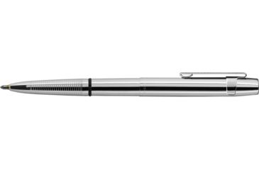 Image of Fisher Space Pen X-Mark Bullet Space Pen, PR-4 Black Ink, Medium Point, 5.27 in Length, Gift Boxed, w/ Square Top Cap, Chrome, 400WCCL
