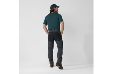 Image of Fjallraven Abisko Midsummer Zip Off Trousers - Mens, Dark Grey/Black, 52, F81154-030-550-52