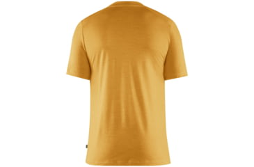 Image of Fjallraven Abisko Wool Short Sleeve T-Shirt - Mens, Ochre, Large, F87193-160-L
