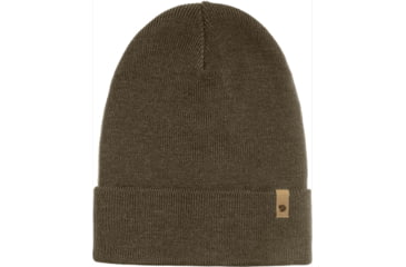 Image of Fjallraven Classic Knit Hat, Dark Olive, One Size