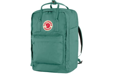 Image of Fjallraven Kanken Laptop 17in Pack, Frost Green, One Size, F23525-664-One Size