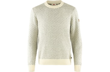 Image of Fjallraven Ovik Nordic Sweater - Mens, Chalk White, Small, F82020-113-S