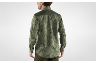 Image of Fjallraven Varmland G-1000 Shirt - Mens, Green Camo/Deep Forest, Extra Large, F87326-626-662-XL