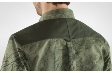 Image of Fjallraven Varmland G-1000 Shirt - Mens, Green Camo/Deep Forest, Extra Large, F87326-626-662-XL