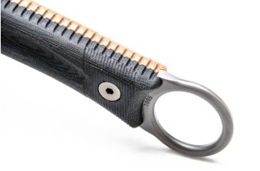 Image of Flagrant Beard Flagrant Templar Tomahawk Combo,2.63in Blade,1095HC RC 56-58,Black and Tan Canvas Micarta Handle, FTEMP-03
