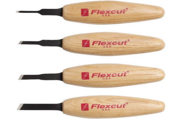 Image of Flexcut Skew Micro Tool Set, This set features four micro skews, MT200