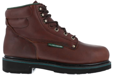 Image of Florsheim Utility Plain Toe 6in. Boot, Brown, 10 FE665-BRN-10-MEN-E