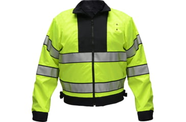 Image of Flying Cross Layertech Hi-vis Reversible Jacket, Black - 73160A10XLARGELONG