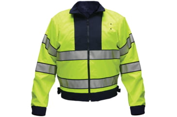 Image of Flying Cross Layertech Hi-Vis Reversible Jacket, LAPD Navy, Short, Large, 73160A86LARGESHORT