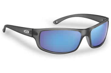 Image of Flying Fisherman 7756GSB Slack Tide Sunglasses Granite Smoke-Blue Mirror, 7756GSB
