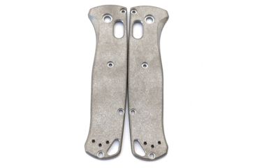 Image of Flytanium Titanium Scales for Benchmade Bugout, Stonewash, FLY-374