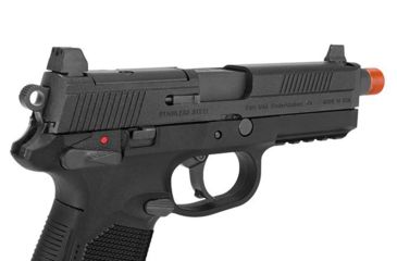 Image of FN Herstal Licensed FNX-45 Tactical Airsoft Gas Blowback Pistol by VFC, Black, Small, 200508 - CB3A-FNS-BK01