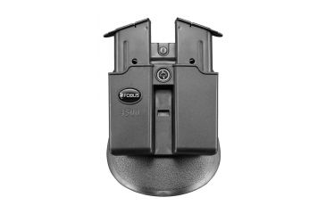 Image of Fobus 9mm and 45 Double Stack Magazine Roto Paddle Pouch, Black 4500NDRP, EDEMO1