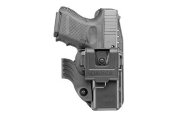Image of Fobus Appendix Holster, Adjustable Belt Clip, Ambidextrous, Glock 26/27, Black APN26