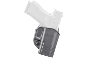 Image of Fobus E2 Vertec Holster OWB Belt, Glock 43, 43X, 43X MOS, 48, 48 MOS, Right Hand, Black, GL43RNDBH
