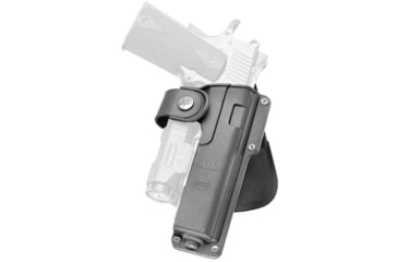 Image of Fobus EMC Polymer OWB Paddle Holster, Browning Hi-Power/1911, Right Hand, Black, EMC
