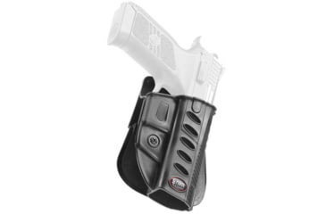 Image of Fobus CZ-75 Polymer OWB Paddle Holster, Right Hand, Black, CZ-75