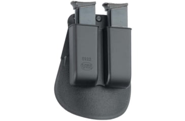 Image of Fobus Double Pistol Magazine Pouch, .22/.380 Caliber, Black, 6922