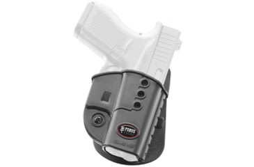 Image of Fobus GL-42 ND Polymer OWB Paddle Holster, Glock 42, Right Hand, Black, GL-42ND