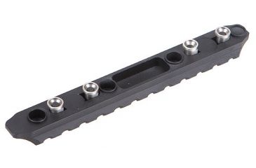 Image of Fortis Manufacturing Keymod Accessory Rail - 12 in Slot, Black KM-PIC1913-12 SLOT
