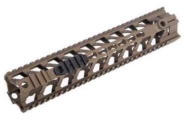 Image of Fortis Manufacturing Keymod Accessory Rail - 4 in Slot, Black KM-PIC1913-4 SLOT