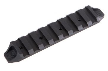 Image of Fortis Manufacturing Keymod Accessory Rail - 8 in Slot, Black KM-PIC1913-8 SLOT